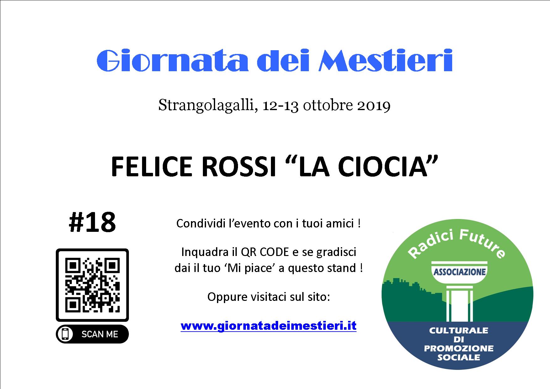 FELICE ROSSI LA CIOCIA