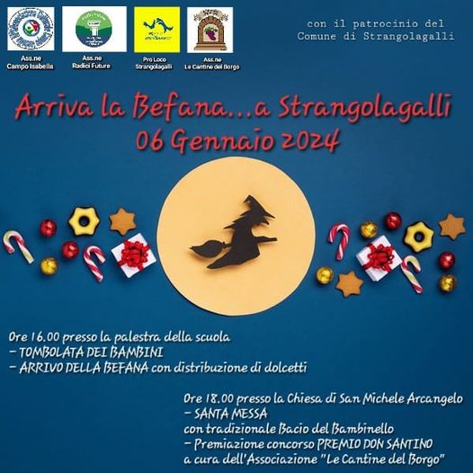 Locandina Befana a Strangolagalli Locandina Befana a Strangolagalli