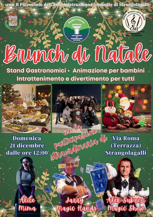Locandina Brunch di Natale Locandina Brnch di Natale