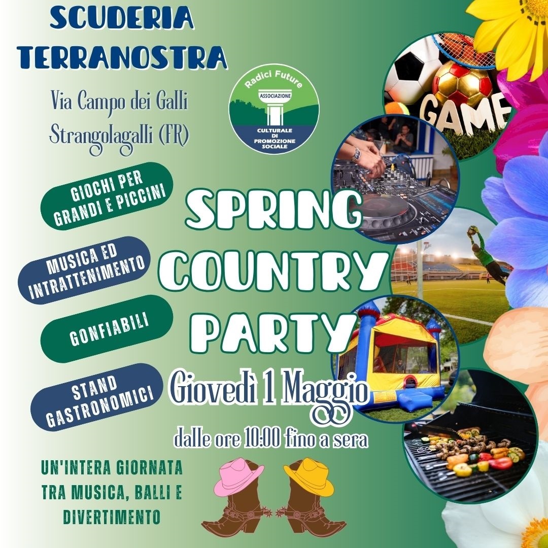 Locandina Spring Country Party 2025 Locandina Spring Country Party 2025
